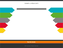 Tablet Screenshot of new.tweet-u-later.com